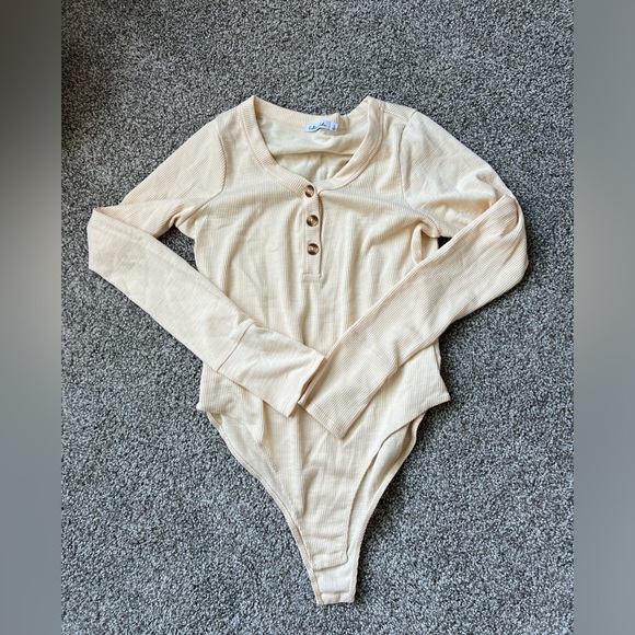 Culture Code Yellow Body Suit Size Large - Picture 1 of 3